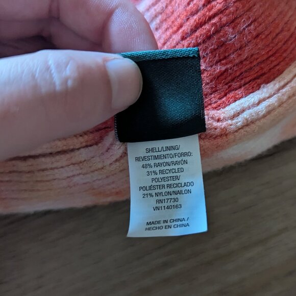 Wild Fable Pink Tie-Dye Beanie Knit Hat, OSFM - Picture 4 of 4